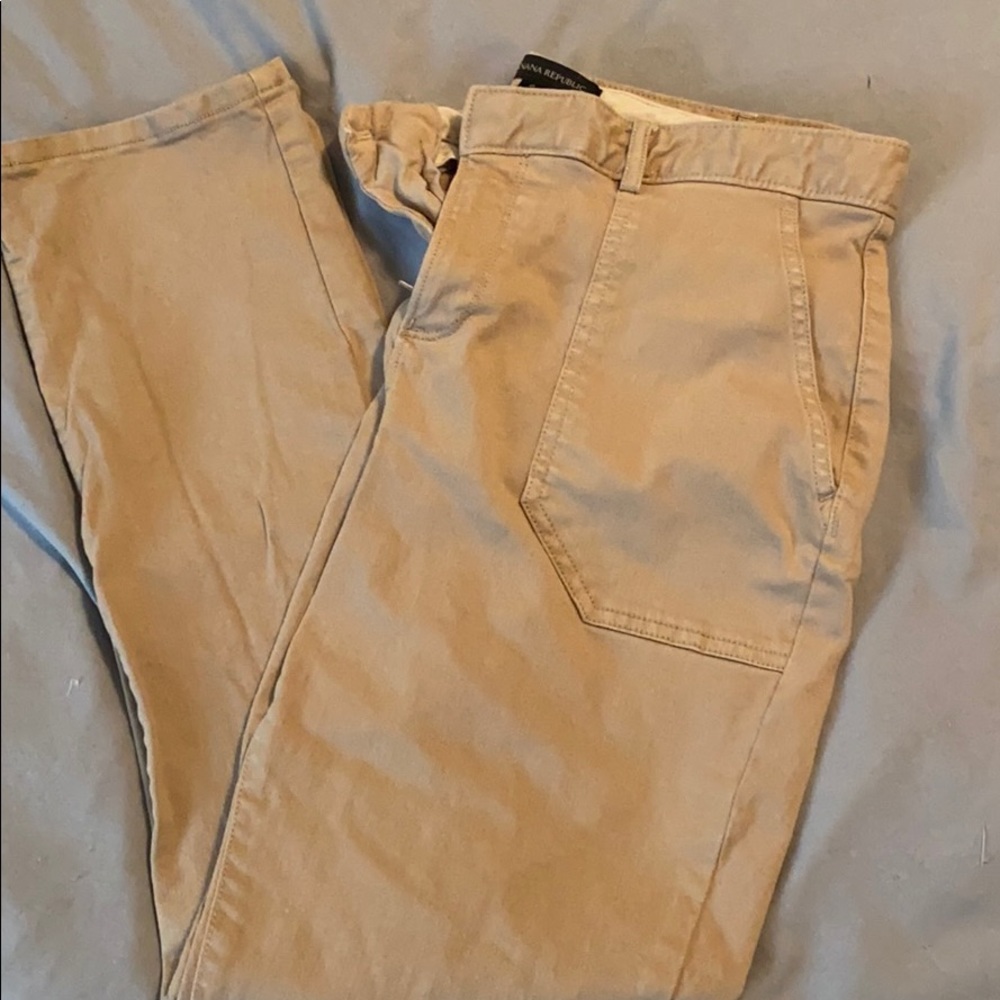 Banana republic khakis.